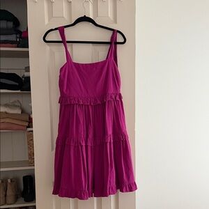 Vibrant Pink Sleeveless Dress
